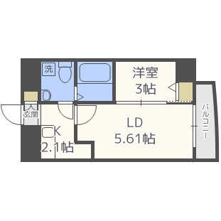 大阪府大阪市中央区上汐１ 谷町九丁目駅 1LDK マンション 賃貸物件詳細