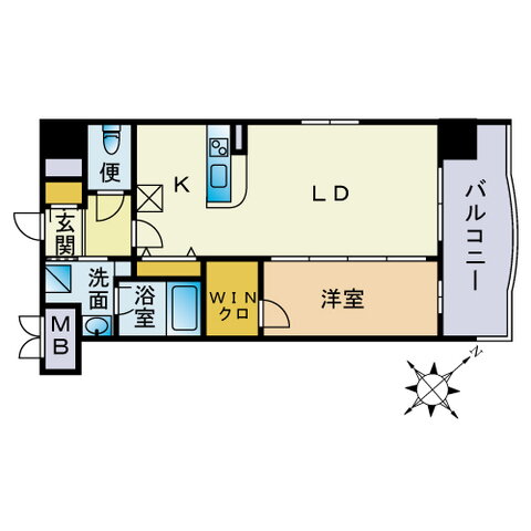 福岡県福岡市博多区博多駅南３ 博多駅 1LDK マンション 賃貸物件詳細