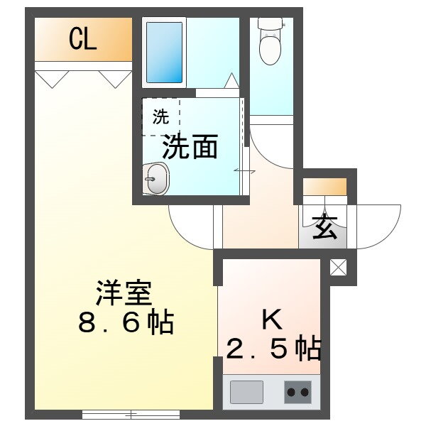 北海道苫小牧市双葉町３ 苫小牧駅 1K アパート 賃貸物件詳細