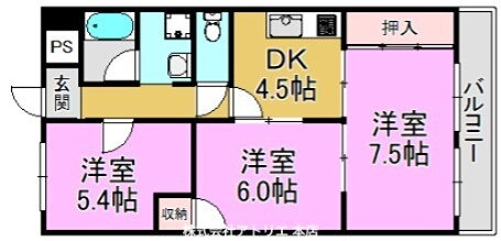 大阪府東大阪市中新開２ 吉田駅 3DK マンション 賃貸物件詳細