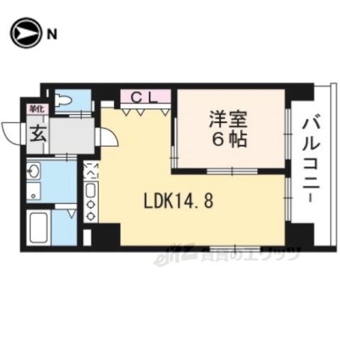 ５Ｓ京都五条 3階 1LDK 賃貸物件詳細