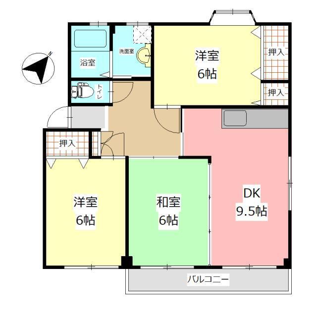 熊本県宇城市小川町江頭 小川駅 3DK マンション 賃貸物件詳細