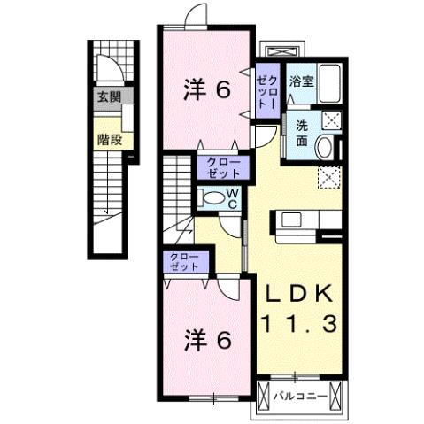 和歌山県紀の川市古和田 打田駅 2LDK アパート 賃貸物件詳細