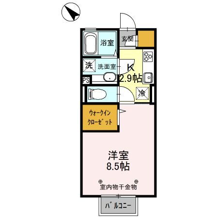 茨城県古河市女沼 古河駅 1K アパート 賃貸物件詳細