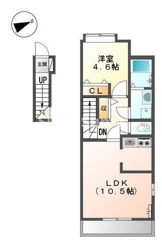 兵庫県尼崎市西本町１ 尼崎駅 1LDK アパート 賃貸物件詳細