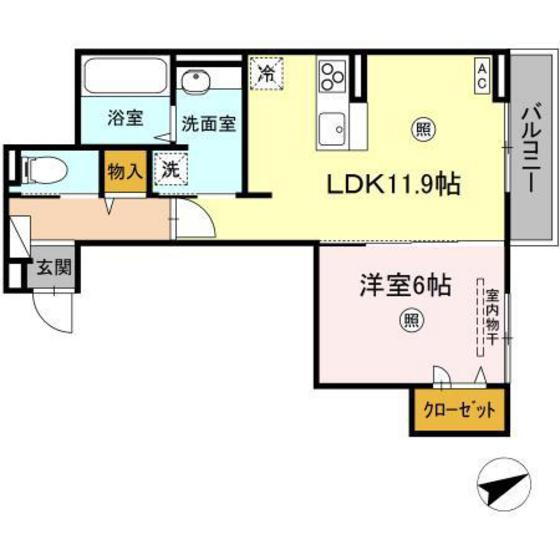 広島県広島市東区矢賀４ 広島駅 1LDK アパート 賃貸物件詳細