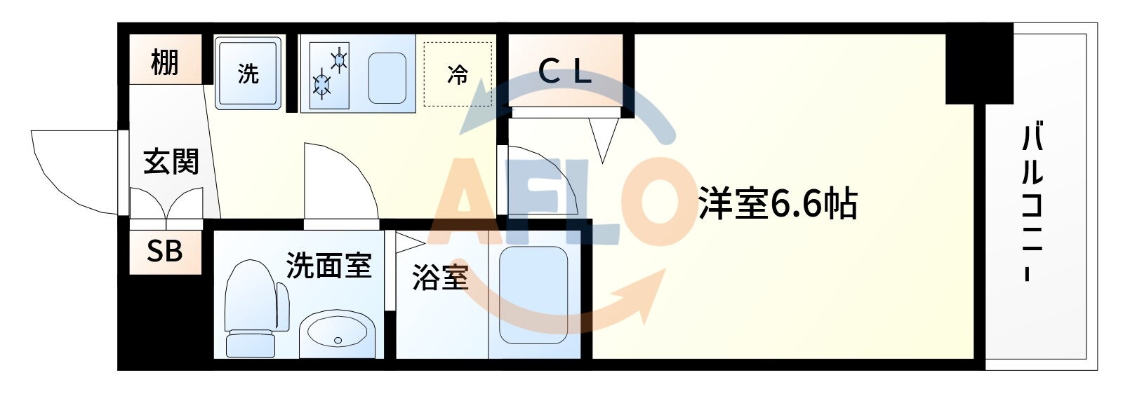 大阪府大阪市大正区三軒家西３ 大正駅 1K マンション 賃貸物件詳細