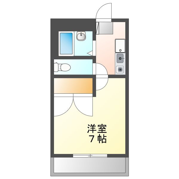 岡山県岡山市中区中井３ 高島駅 1K アパート 賃貸物件詳細
