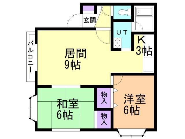 北海道北斗市七重浜４ 七重浜駅 2LDK アパート 賃貸物件詳細