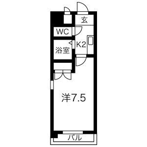 愛知県名古屋市中区丸の内３ 久屋大通駅 1K マンション 賃貸物件詳細