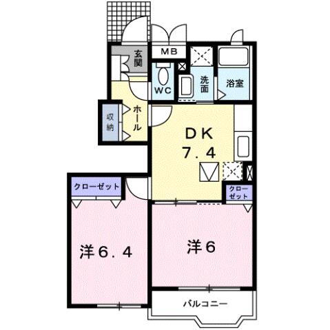 岡山県倉敷市児島通生 児島駅 2DK アパート 賃貸物件詳細