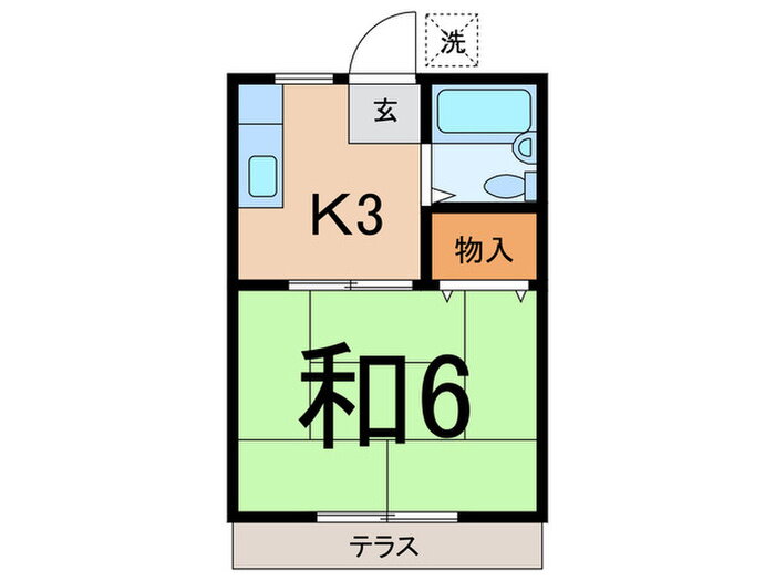 ＮＫハイツ 1階 1K 賃貸物件詳細
