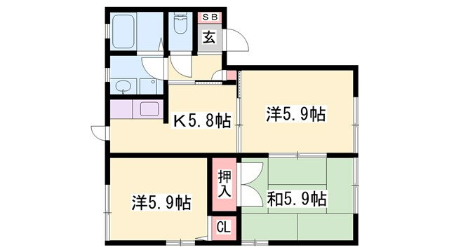 兵庫県赤穂市新田 播州赤穂駅 3K アパート 賃貸物件詳細