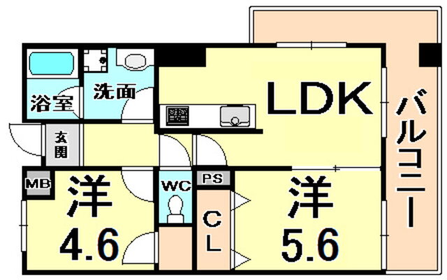 兵庫県尼崎市武庫之荘１ 武庫之荘駅 2LDK マンション 賃貸物件詳細