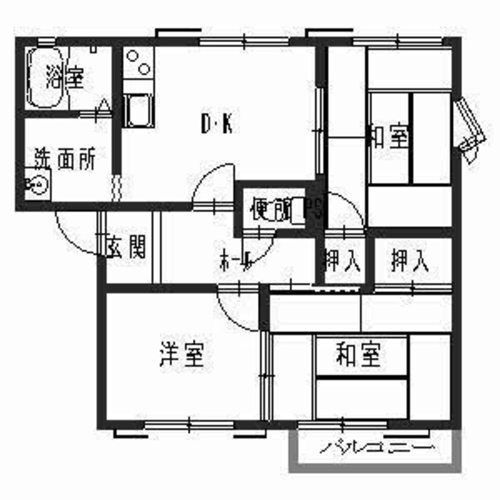 マキハウスＡ 2階 3DK 賃貸物件詳細