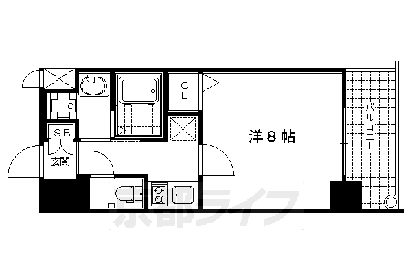 京都府京都市下京区吉文字町 大宮駅 1K マンション 賃貸物件詳細