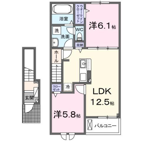 高知県香南市野市町西野 のいち駅 2LDK アパート 賃貸物件詳細