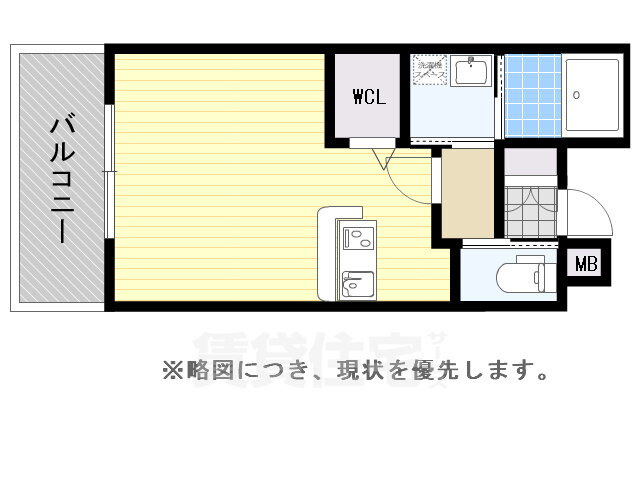 エンクレスト呉服町 2階 1K 賃貸物件詳細
