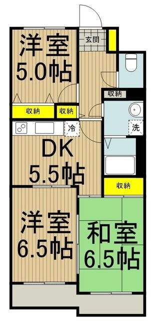 ヴァンヴェール 1階 3DK 賃貸物件詳細