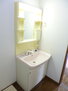 コヤハイツ２丁目　Ｂ１号室 洗面化粧台は便利なシャワータイプ