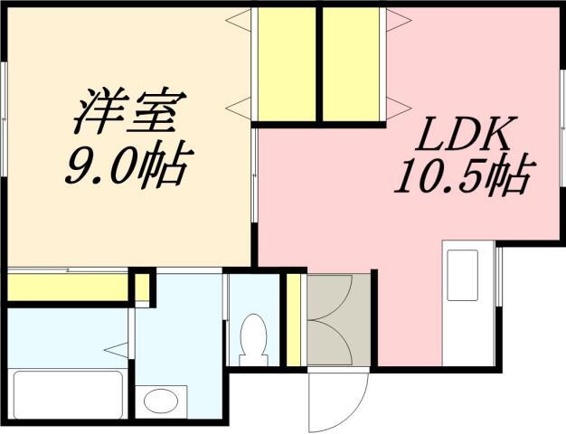 北海道小樽市入船４ 南小樽駅 1LDK アパート 賃貸物件詳細