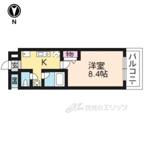 京都府京都市右京区西京極橋詰町 西京極駅 1K マンション 賃貸物件詳細