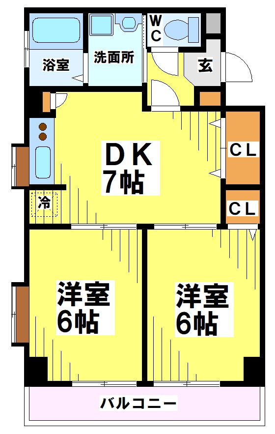 東京都調布市東つつじケ丘２ つつじヶ丘駅 2DK マンション 賃貸物件詳細