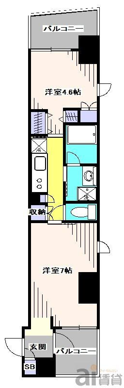 東京都三鷹市上連雀４ 三鷹駅 2K マンション 賃貸物件詳細