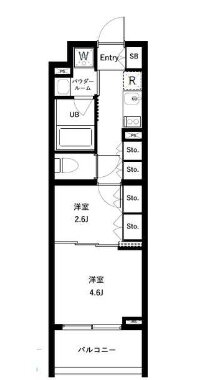 東京都杉並区上高井戸２ 八幡山駅 1DK マンション 賃貸物件詳細