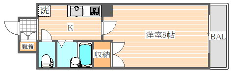 福岡県福岡市博多区博多駅南３ 博多駅 1K マンション 賃貸物件詳細