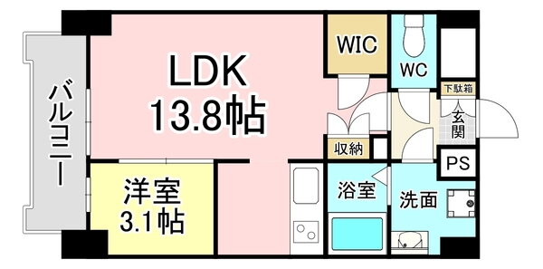 福岡県北九州市小倉北区古船場町 旦過駅 1LDK マンション 賃貸物件詳細