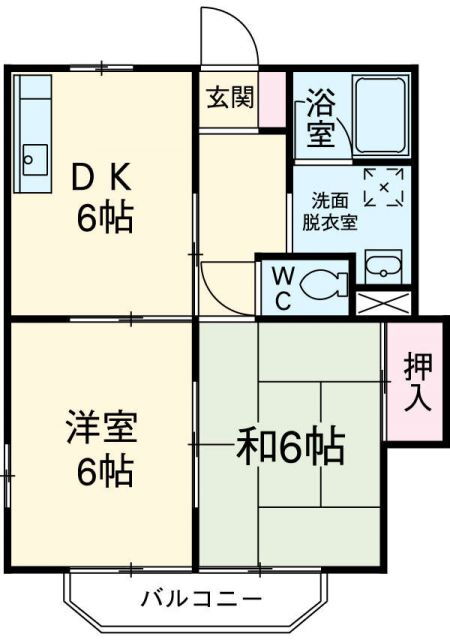 ルーエンハイム 1階 2DK 賃貸物件詳細