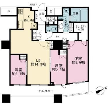 東京都新宿区西新宿５ 西新宿五丁目駅 3LDK マンション 賃貸物件詳細