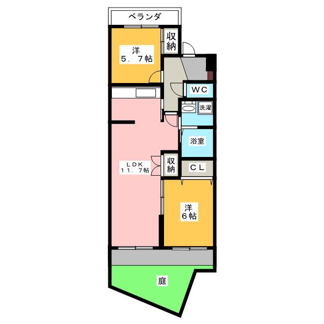 ヒルトップ東山 1階 2LDK 賃貸物件詳細