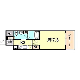 兵庫県神戸市兵庫区水木通１ 新開地駅 1K マンション 賃貸物件詳細