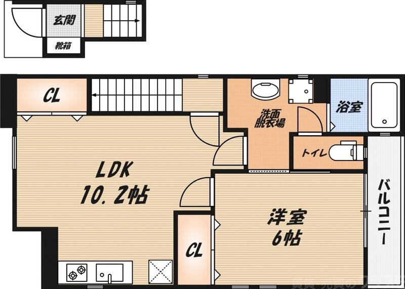 大阪府高槻市津之江町１ 高槻駅 1LDK アパート 賃貸物件詳細