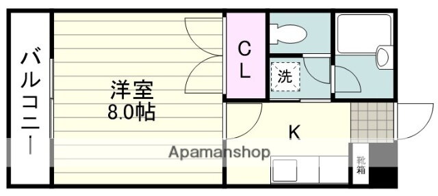 鹿児島県鹿児島市田上５ 1K マンション 賃貸物件詳細