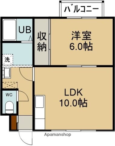 コーポワンセルフ 3階 1LDK 賃貸物件詳細