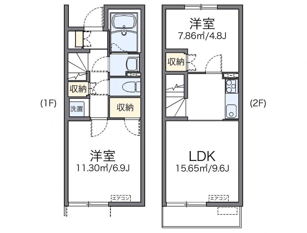 埼玉県北本市大字下石戸下 北本駅 2LDK アパート 賃貸物件詳細