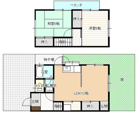 広島県安芸郡府中町本町２ 矢賀駅 2LDK 一戸建て 賃貸物件詳細