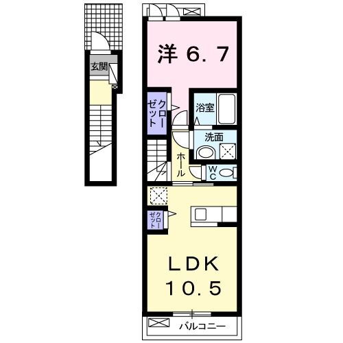 茨城県古河市古河 古河駅 1LDK アパート 賃貸物件詳細