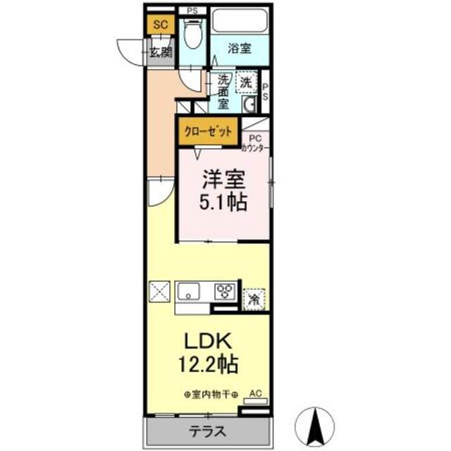 神奈川県海老名市河原口５ 厚木駅 1LDK アパート 賃貸物件詳細