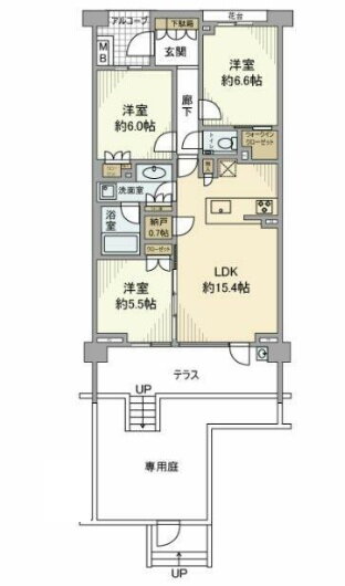 東京都世田谷区上北沢１ 上北沢駅 3LDK マンション 賃貸物件詳細