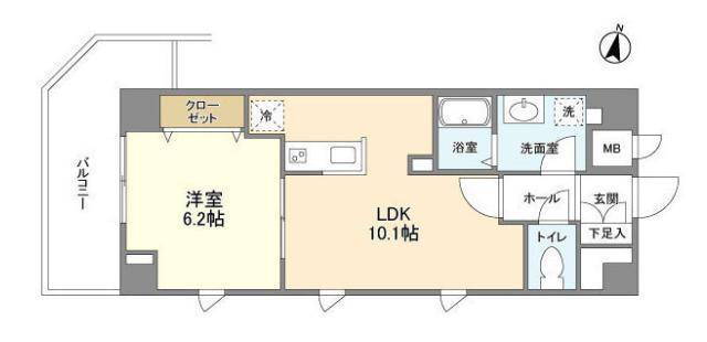 シャロン灘 2階 1LDK 賃貸物件詳細