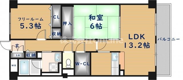 大阪府東大阪市衣摺４ 弥刀駅 2LDK マンション 賃貸物件詳細