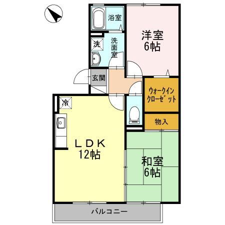 広島県福山市新涯町３ 福山駅 2LDK アパート 賃貸物件詳細