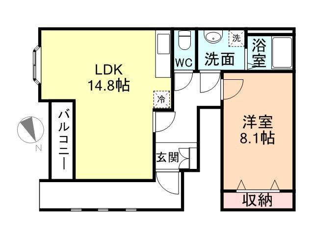 ロマンティッシェ・シュトラーセ 1階 1LDK 賃貸物件詳細