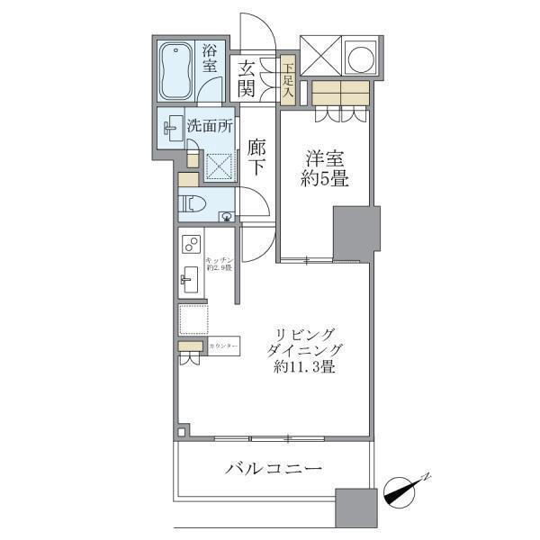 東京都新宿区西新宿５ 西新宿五丁目駅 1LDK マンション 賃貸物件詳細