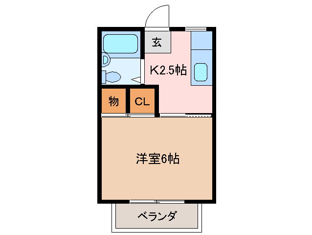 三重県松阪市久保町 徳和駅 1K アパート 賃貸物件詳細