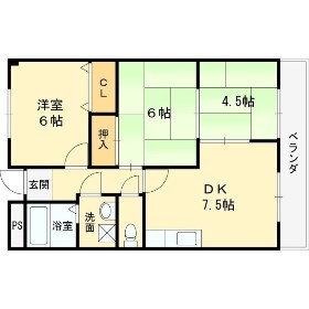 大阪府八尾市恩智北町２ 恩智駅 3DK マンション 賃貸物件詳細